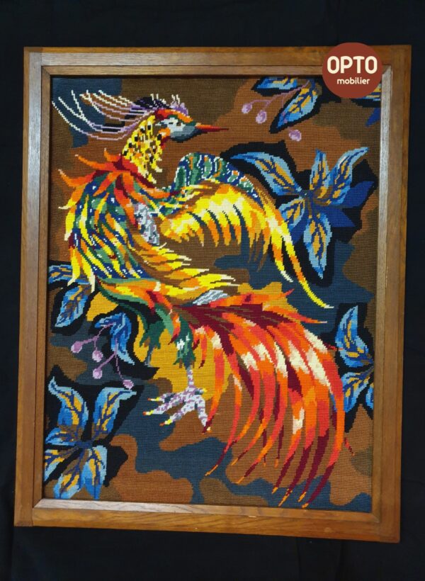 Tapisserie "Oiseau de Feu" Lurçat 60's