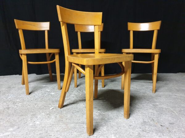 Set de 4 chaises bistrot style Thonet – Image 2